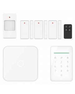 ELRO AS90S Home+ Slim Draadloos Alarmsysteem – Wifi – GSM Functie – Als Beste Getest (AS90S)