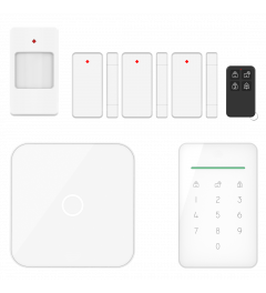 ELRO AS90S Home+ Slim Draadloos Alarmsysteem – Wifi – GSM Functie – Als Beste Getest (AS90S)
