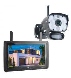 Color Night Vision Überwachungskamera Set mit 9” Bildschirm und App (CZ60RIPS)