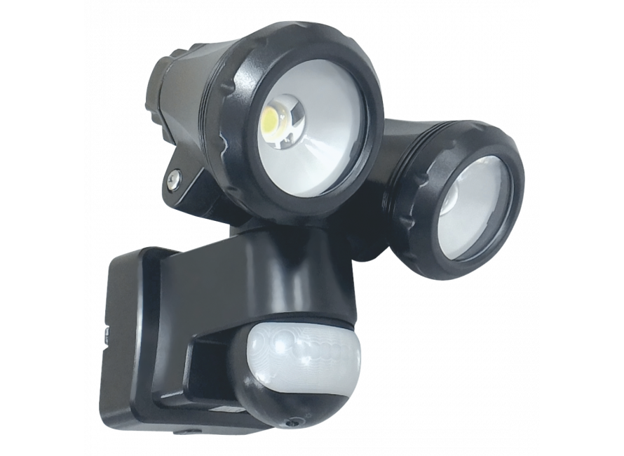Aarzelen Het beste voorzien 2-Kops LED Buitenlamp met Bewegingsmelder 2 x10W (LT3510P) ELRO